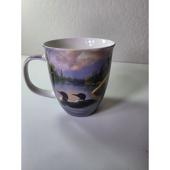 CAPE SHORE Loon Family on the Lake 15oz. Coffee Tea Mug - Picture 4 of 9